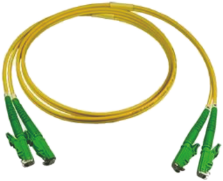 Cable de conexión de fibra óptica E2000 con conector APC