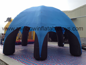 RB41003（8x8m） Inflatable Blue Dome Tent For Outdoor Advertising Event